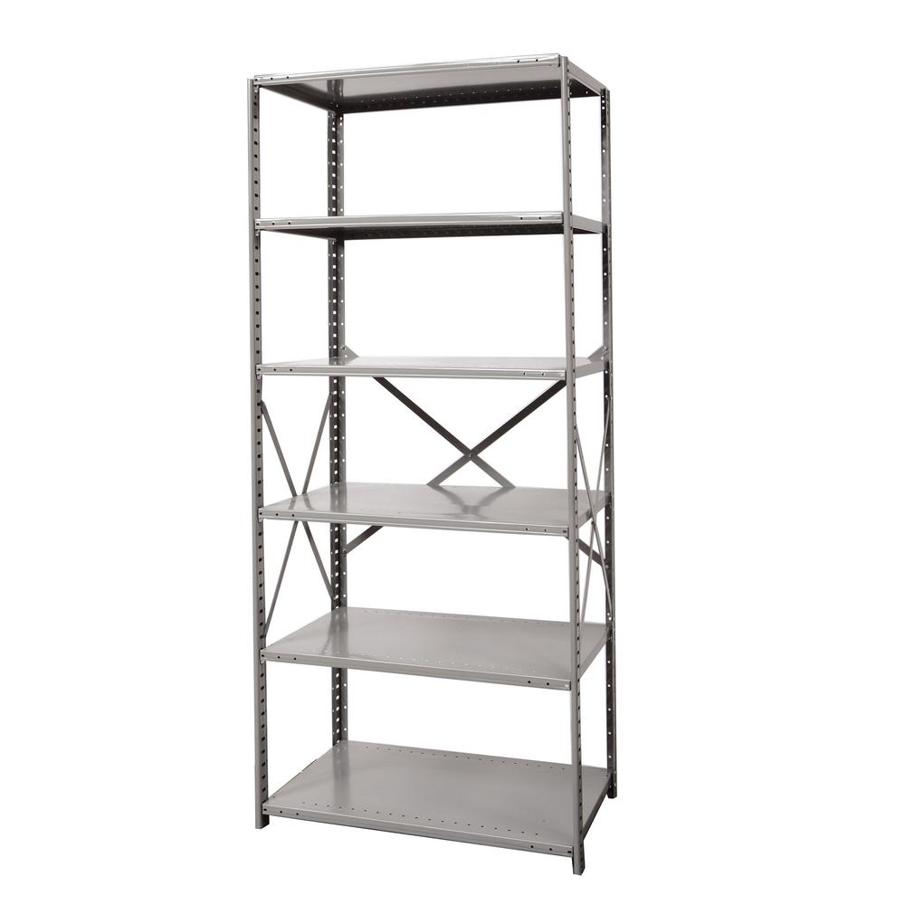 Hallowell Hi-Tech Metal Shelving 725 Dark Gray. Picture 12