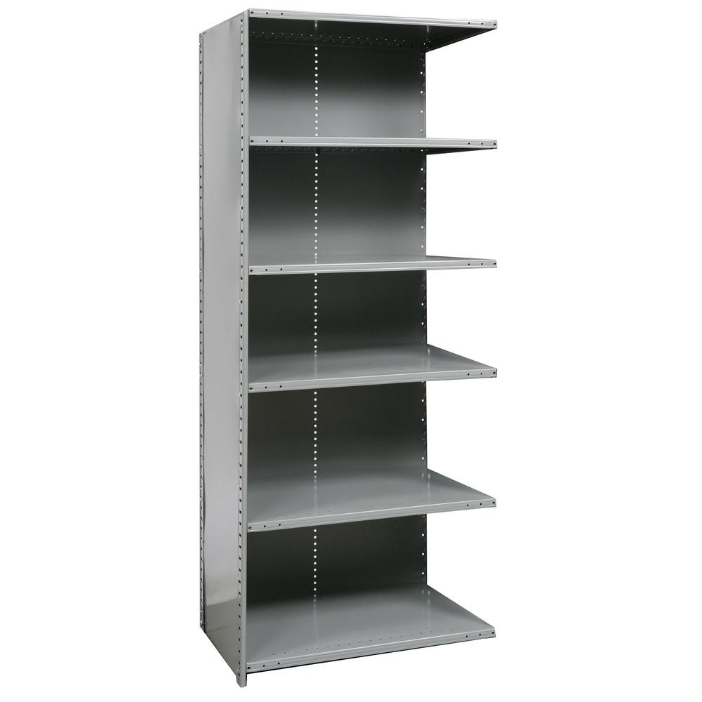 Hallowell Hi-Tech Metal Shelving 725 Dark Gray. Picture 15