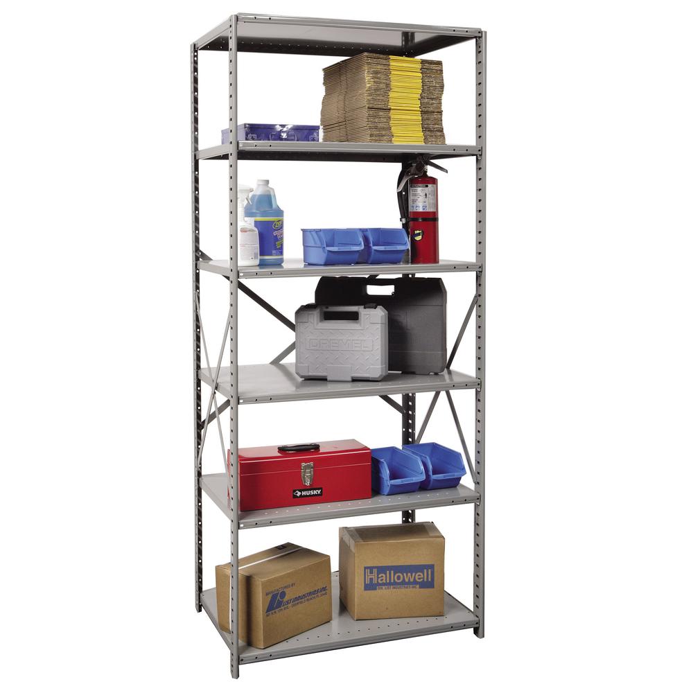 Hallowell Hi-Tech Metal Shelving 725 Dark Gray. Picture 10