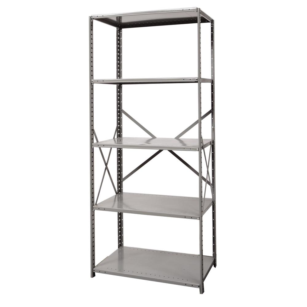 Hallowell Hi-Tech Metal Shelving 725 Dark Gray. Picture 12