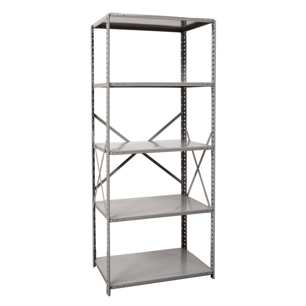 Hallowell Hi-Tech Metal Shelving 725 Dark Gray. Picture 14