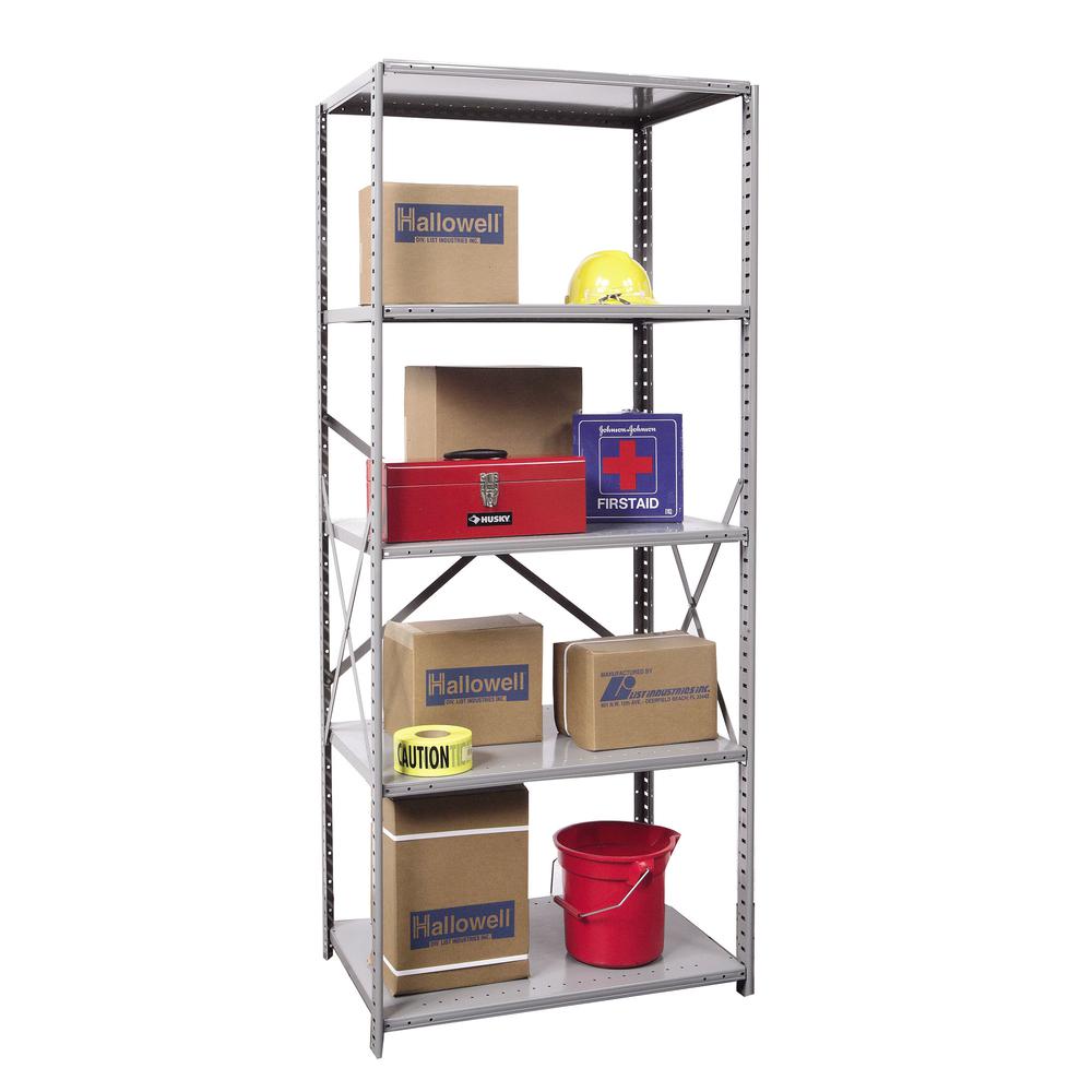 Hallowell Hi-Tech Metal Shelving 725 Dark Gray. Picture 10