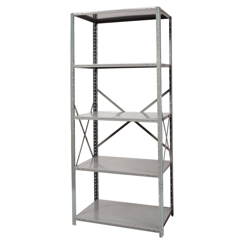 Hallowell Hi-Tech Metal Shelving 725 Dark Gray. Picture 5