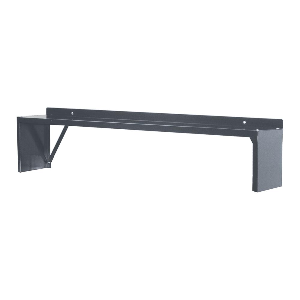 Adjustable Leg Workbench Riser, 60"W x 10"D x 12"H, 708 Midnight Ebony. Picture 1