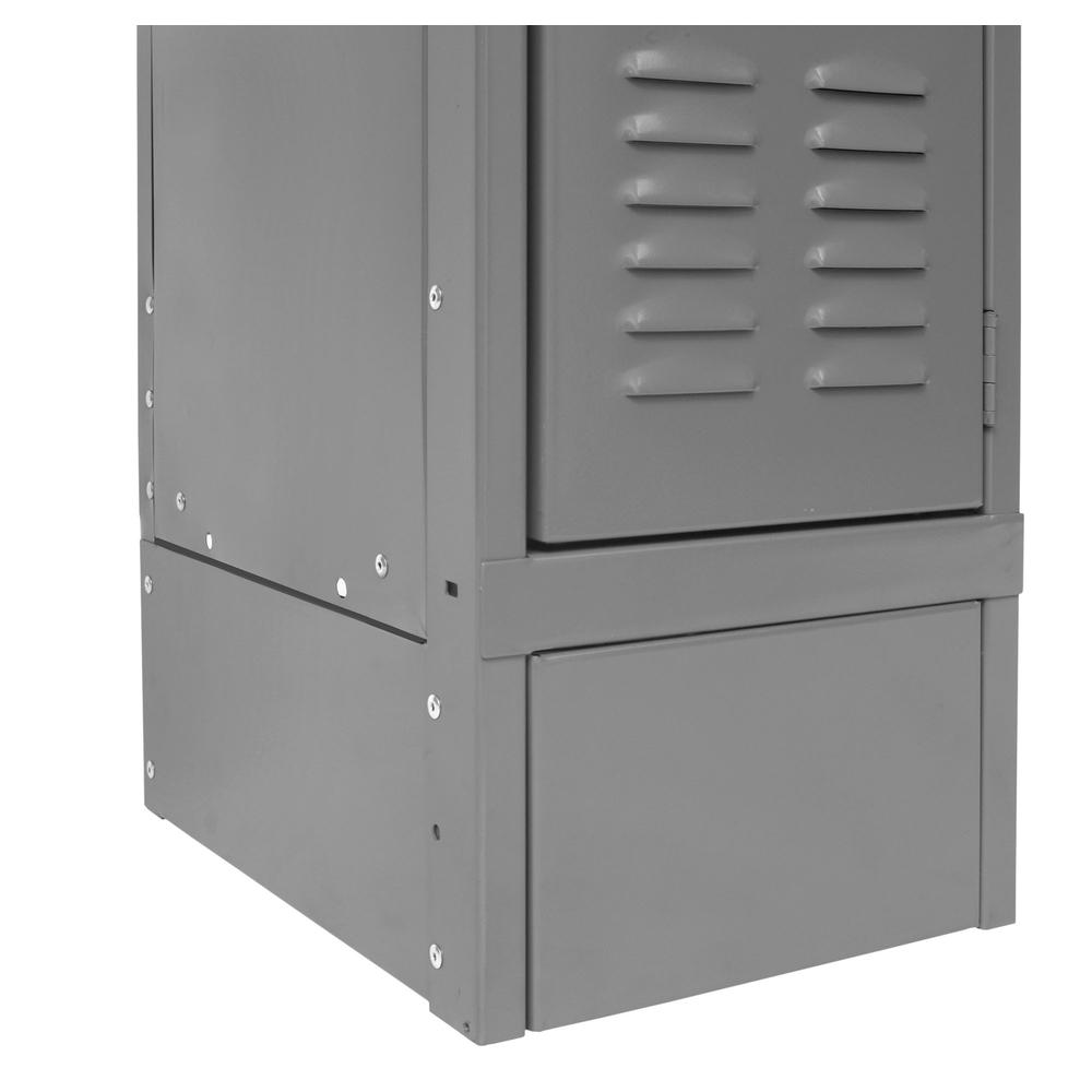 Hallowell Closed Front Base 18"W x 6"H 725 Dark Gray. Picture 1