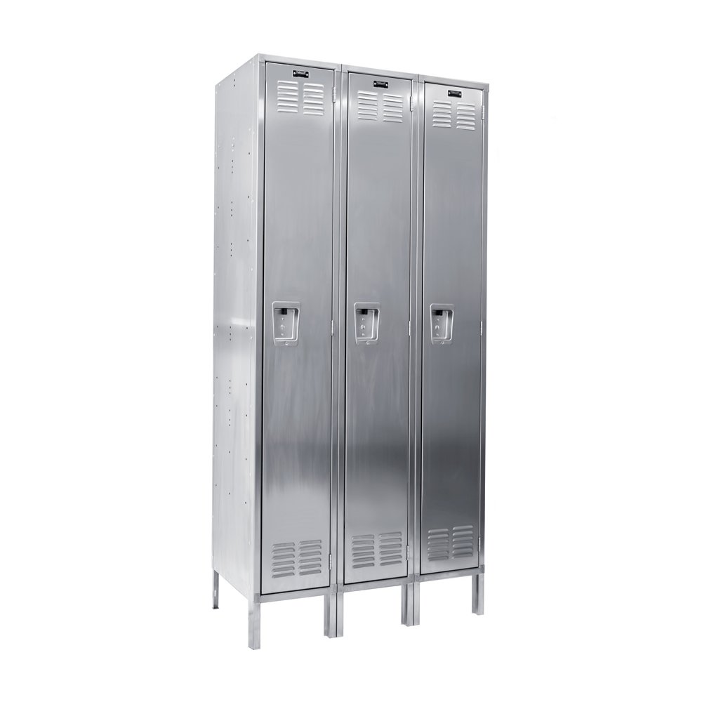 Hallowell 304 Stainless Steel Locker. Picture 1