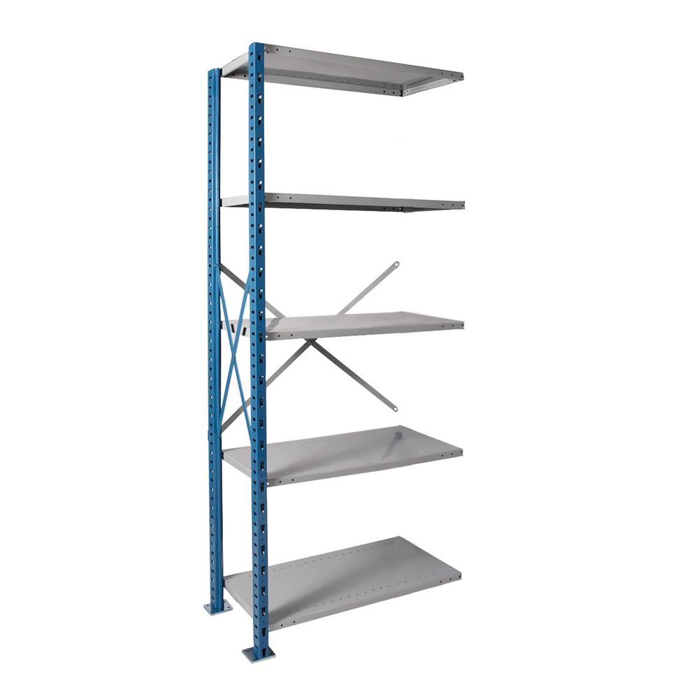 Hallowell H-Post High Capacity Shelving 707 Marine Blue Posts Side Sway Braces. Picture 2