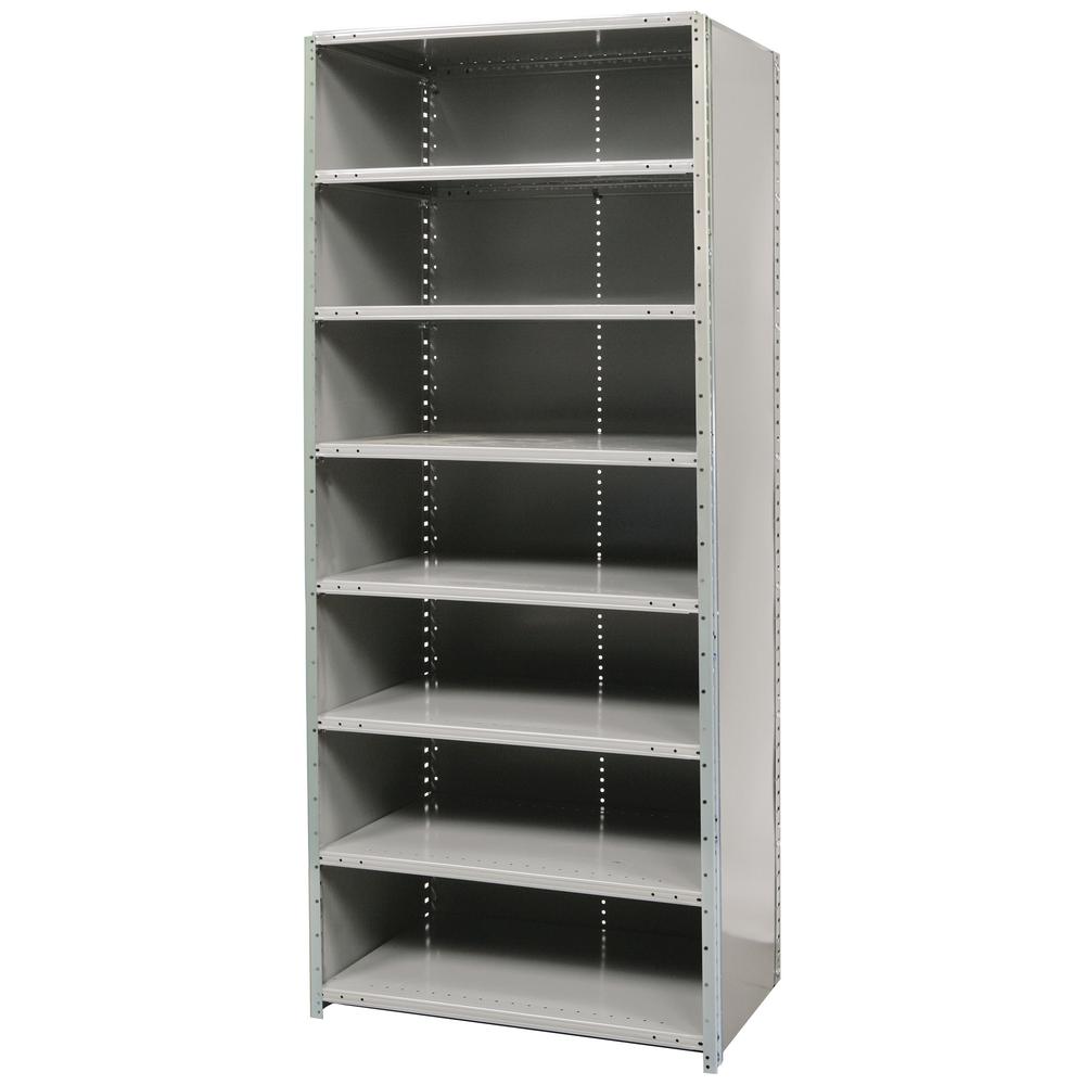 Hallowell Hi-Tech Free Standing Shelving 725 Dark Gray. Picture 1
