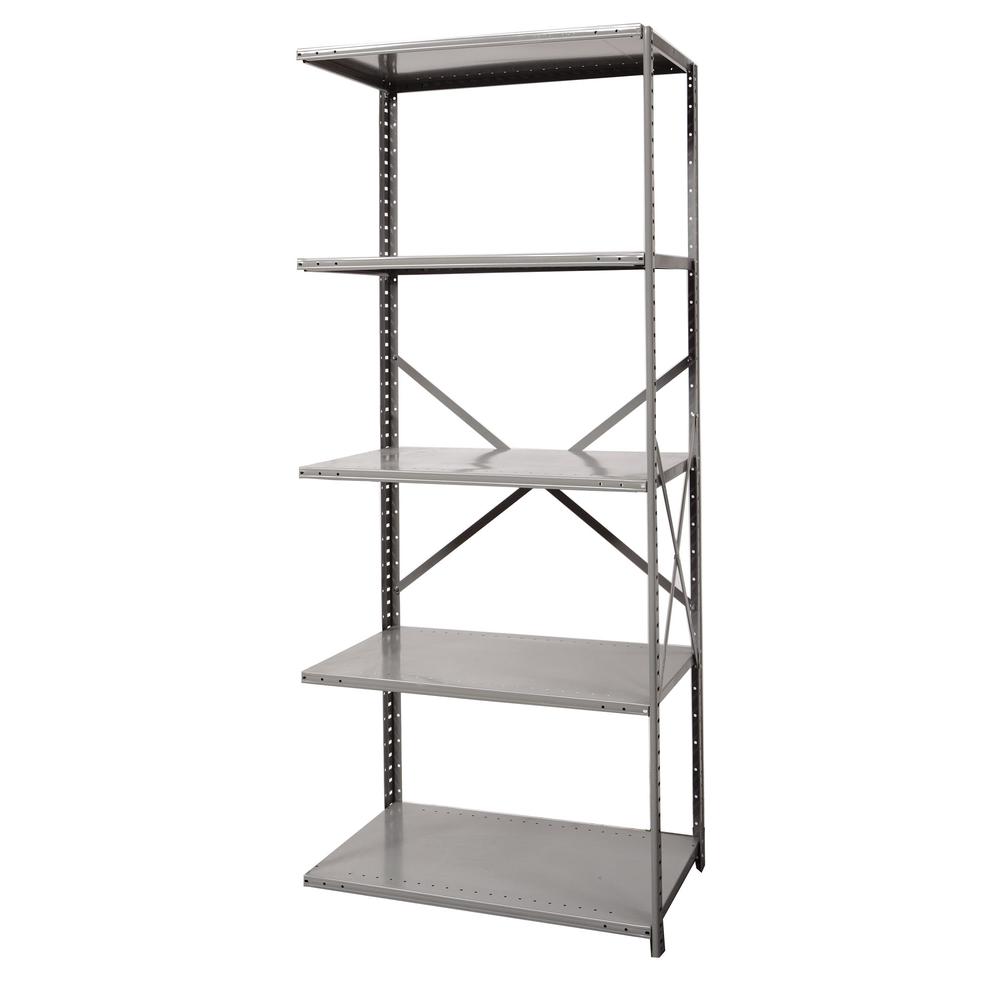 Hallowell Hi-Tech Metal Shelving 725 Dark Gray. Picture 4