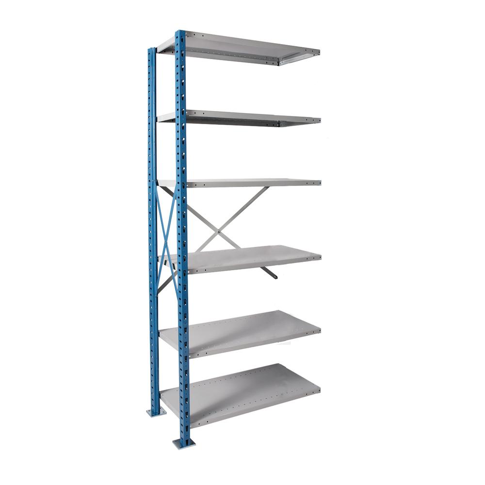 Hallowell H-Post High Capacity Shelving 707 Marine Blue Posts Side Sway Braces. Picture 2