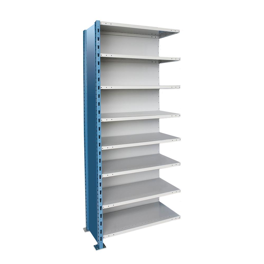 Hallowell H-Post High Capacity Shelving 707 Marine Blue Posts Sides. Picture 2