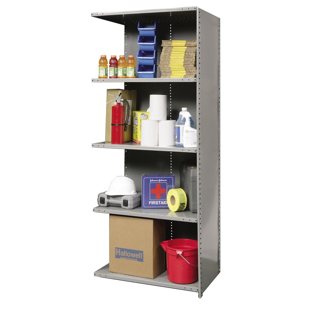 Hallowell Hi-Tech Metal Shelving 725 Dark Gray. Picture 2
