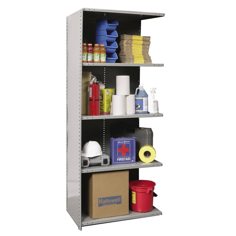 Hallowell Hi-Tech Metal Shelving 725 Dark Gray. Picture 3