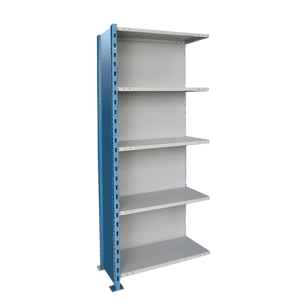 Hallowell H-Post High Capacity Shelving 707 Marine Blue Posts Sides. Picture 1