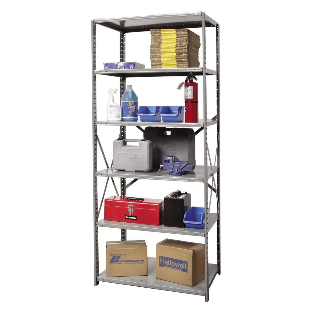 Hallowell Hi-Tech Metal Shelving 725 Dark Gray. Picture 8