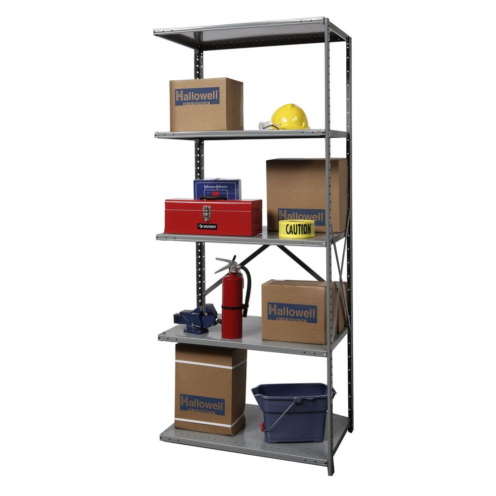 Hallowell Hi-Tech Metal Shelving 725 Dark Gray. Picture 9