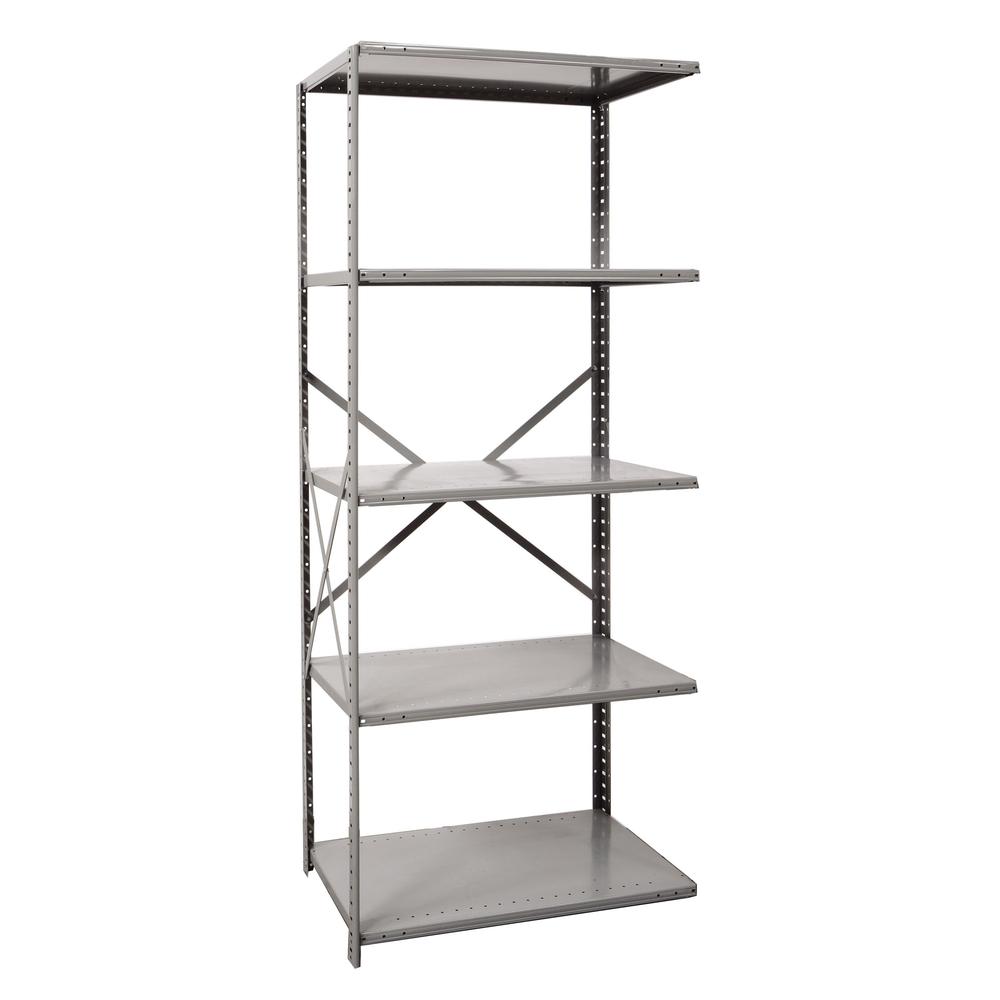 Hallowell Hi-Tech Metal Shelving 725 Dark Gray. Picture 15