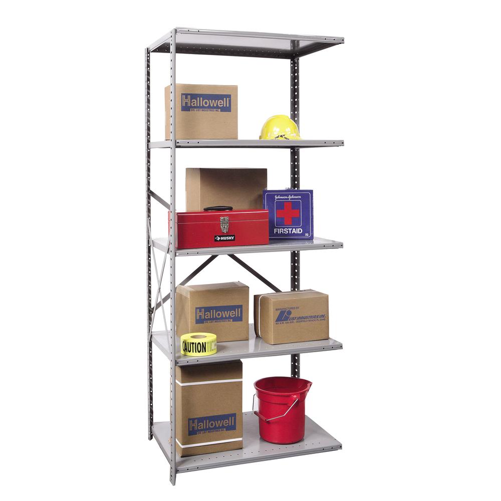 Hallowell Hi-Tech Metal Shelving 725 Dark Gray. Picture 11