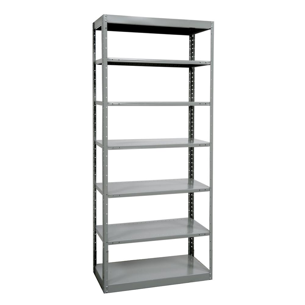 Hallowell Hi-Tech Metal Shelving 725 Dark Gray. Picture 3
