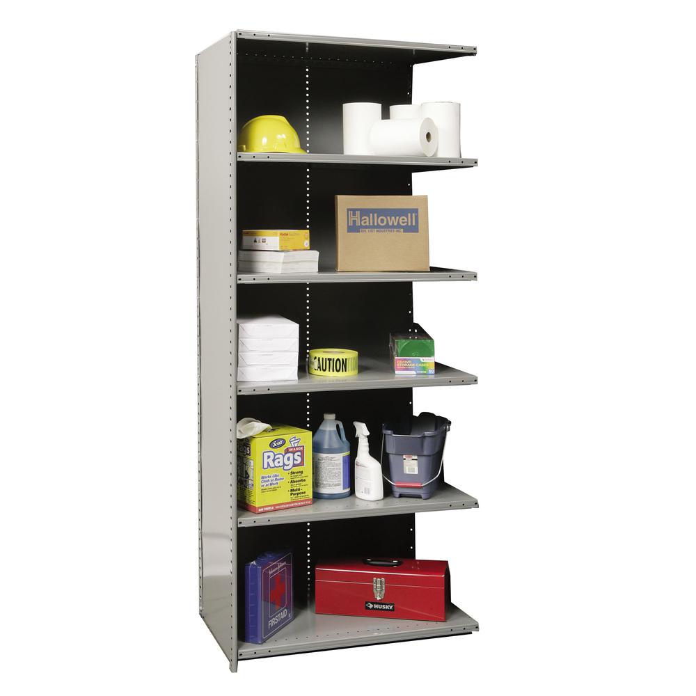 Hallowell Hi-Tech Metal Shelving 725 Dark Gray. Picture 1
