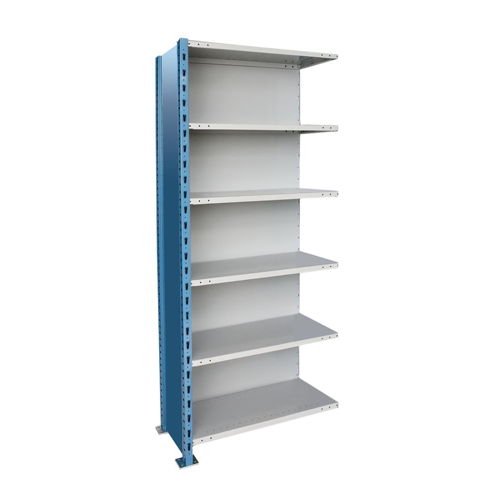 Hallowell H-Post High Capacity Shelving 707 Marine Blue Posts Sides. Picture 2