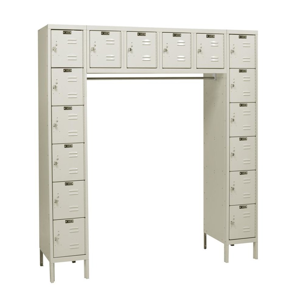 Hallowell Premium Locker, 729 Tan, 16-Person, , Knock-Down. Picture 1