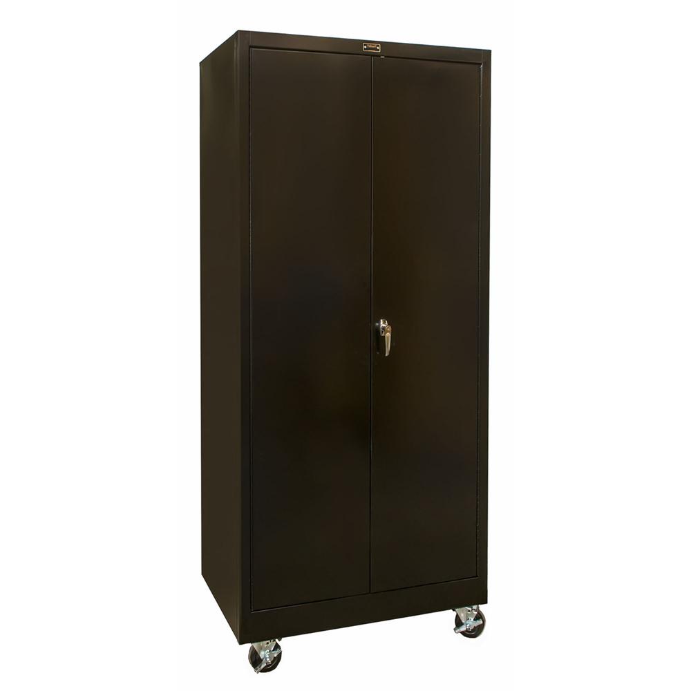 400 Series Mobile Solid Storage Cabinet. Picture 2
