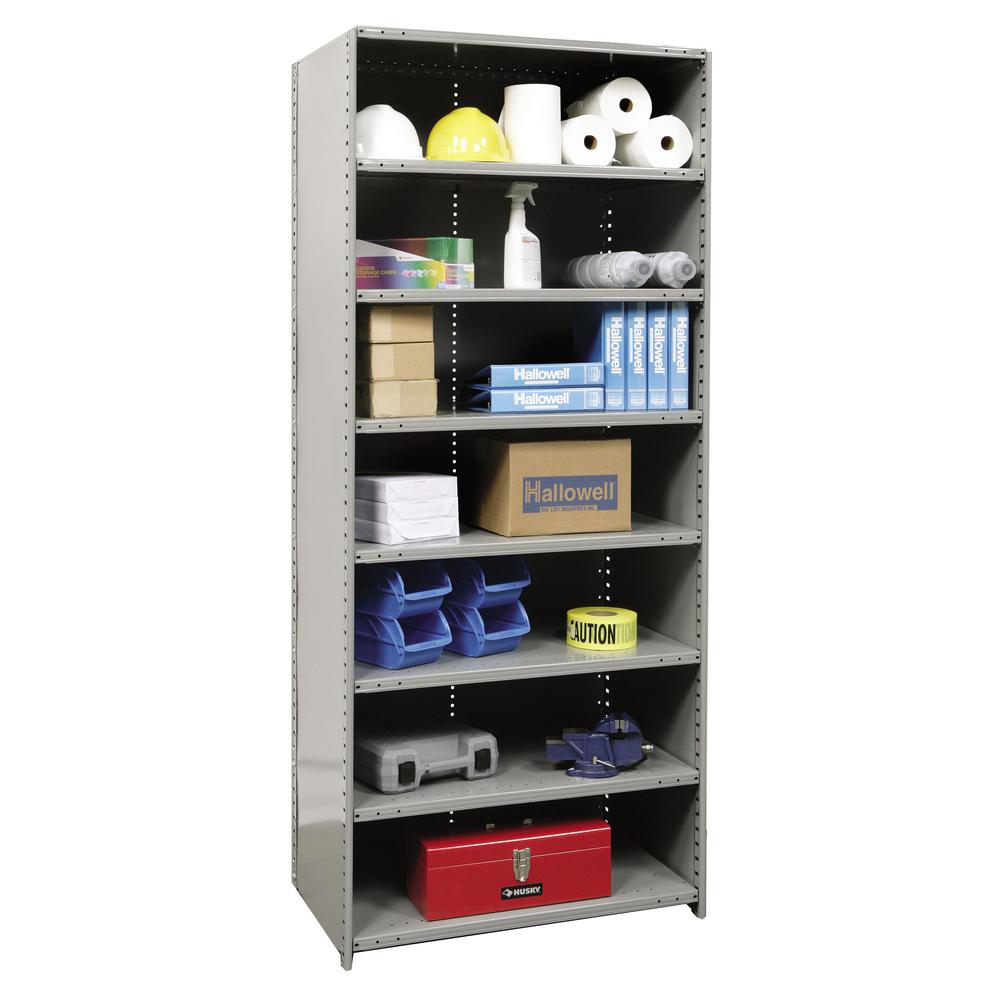 Hallowell Hi-Tech Metal Shelving 725 Dark Gray. Picture 6