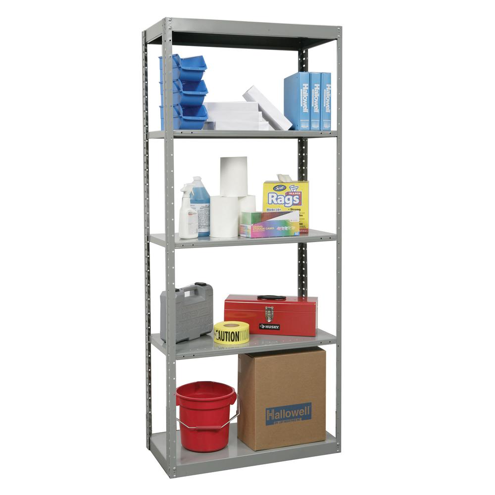 Hallowell Hi-Tech Metal Shelving 725 Dark Gray. Picture 4