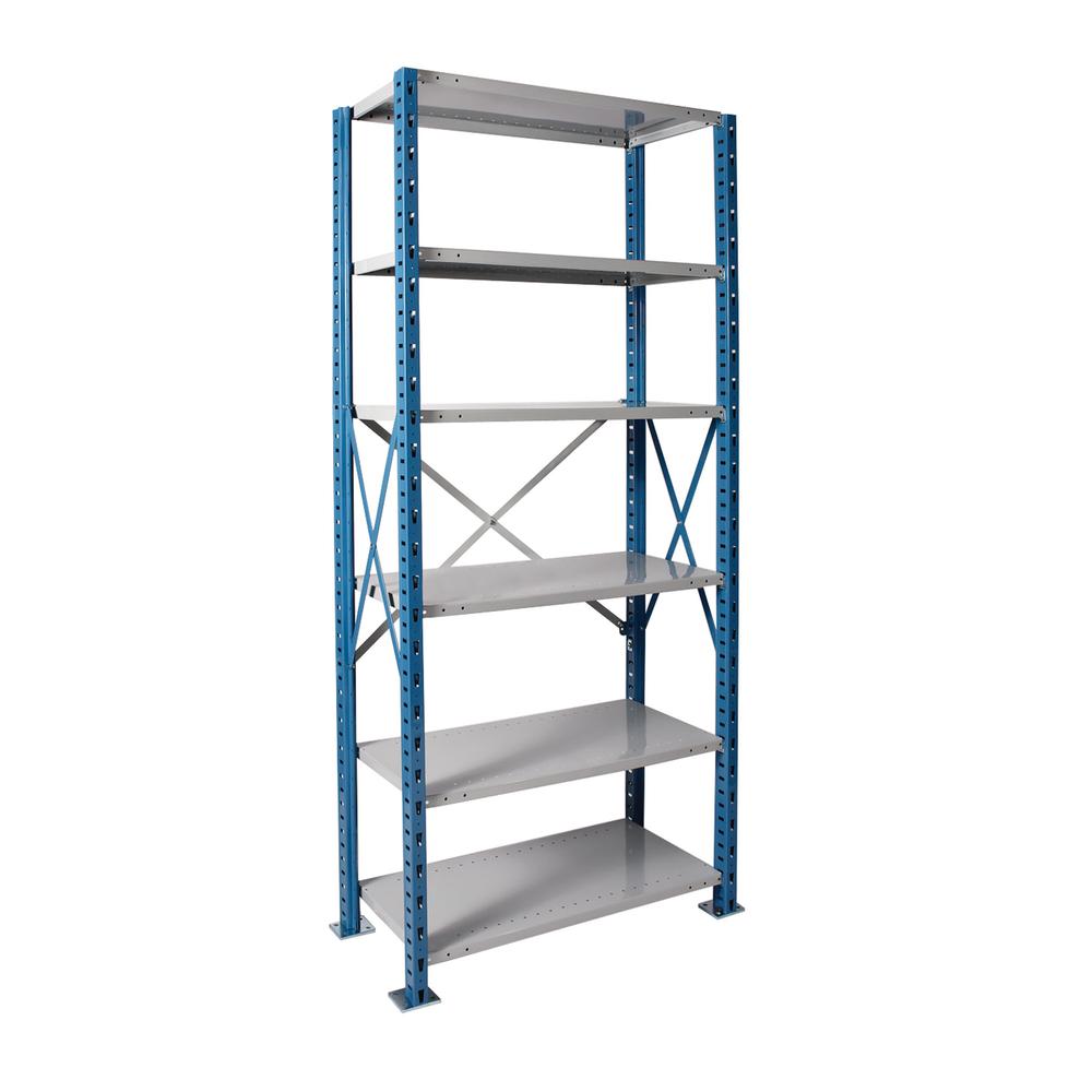 Hallowell Hi-Tech Metal Shelving 725 Dark Gray. Picture 4