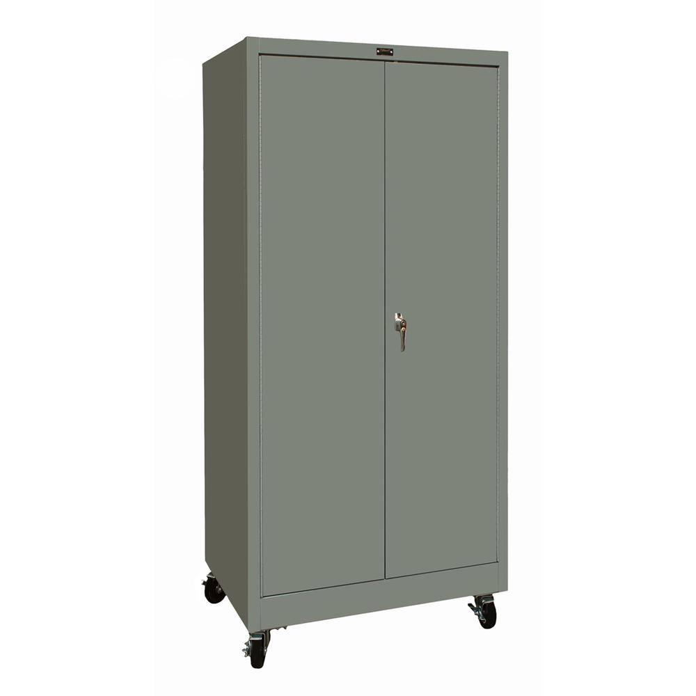 400 Series Mobile Solid Storage Cabinet. Picture 2