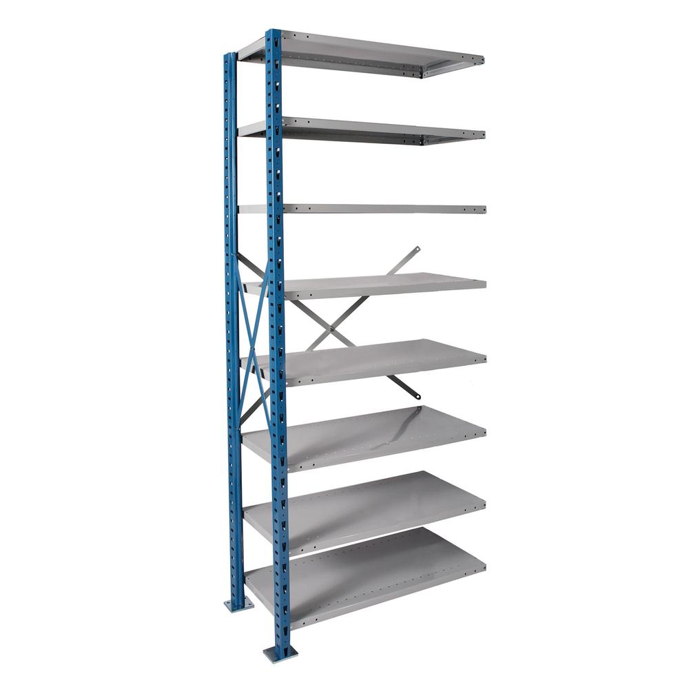 Hallowell H-Post High Capacity Shelving 707 Marine Blue Posts Side Sway Braces. Picture 2