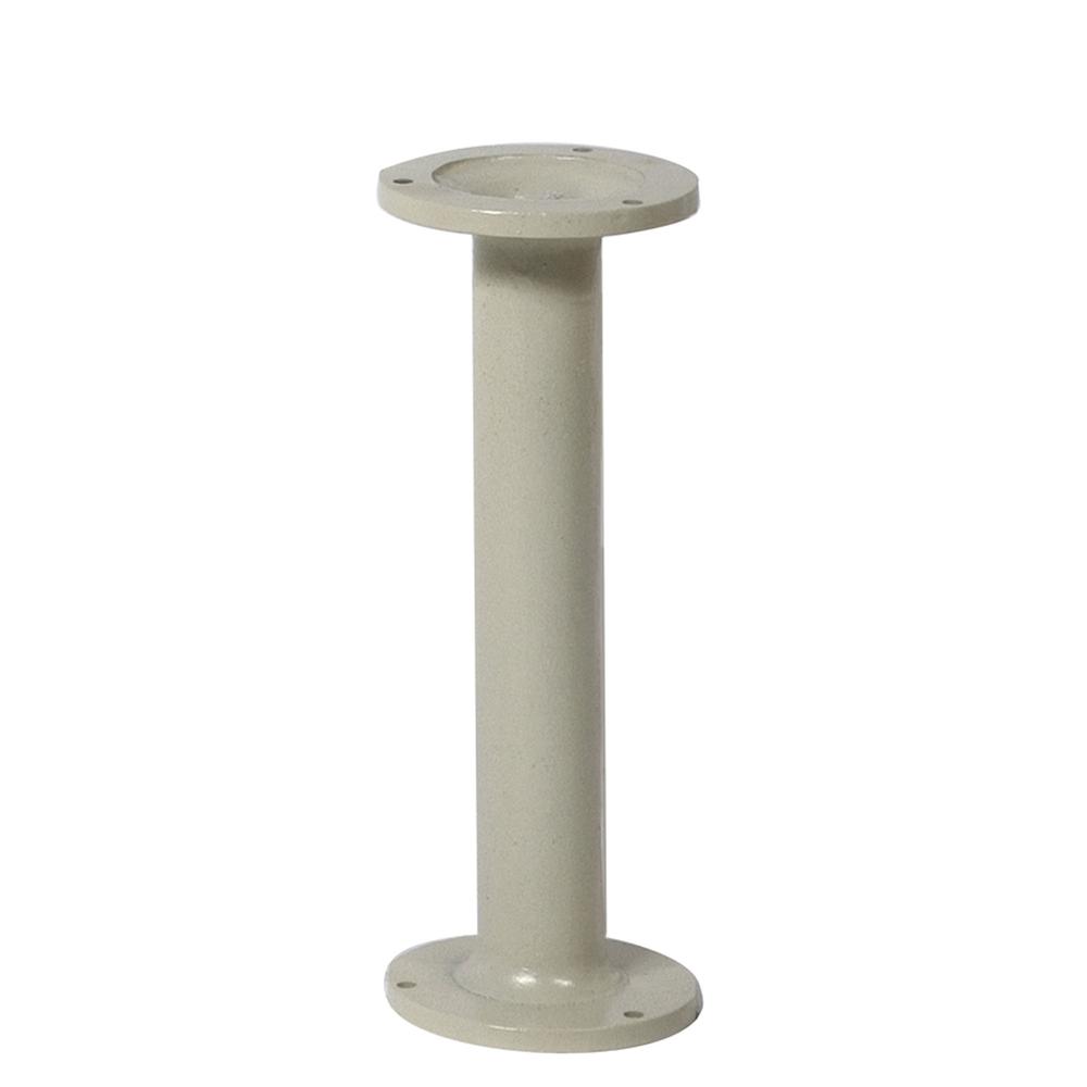 Hallowell Extra Heavy-Duty Cast Iron Bench Pedestal 6"W x 6"D x 16.75"H 729 Tan. Picture 1