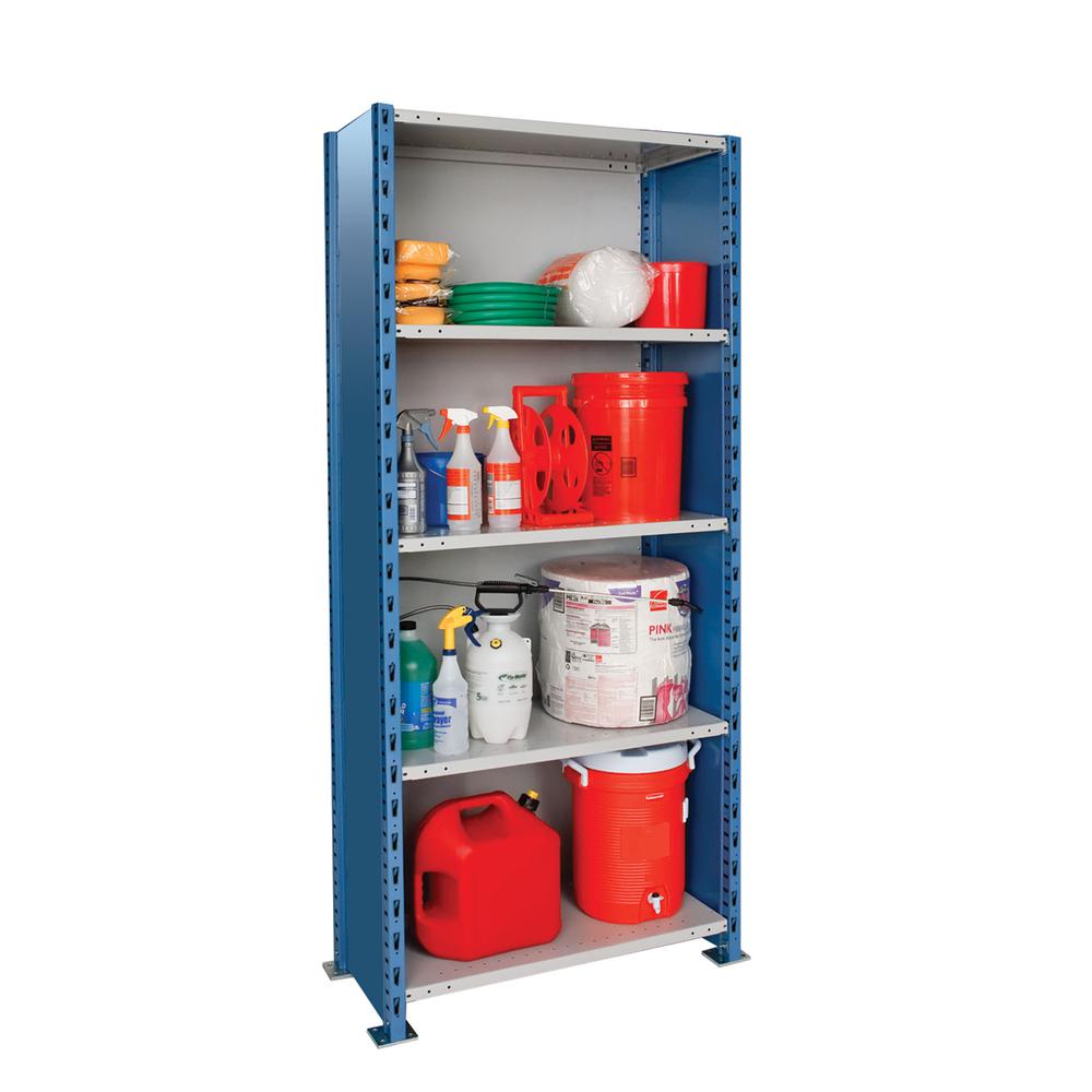 Hallowell Hi-Tech Metal Shelving 725 Dark Gray. Picture 3