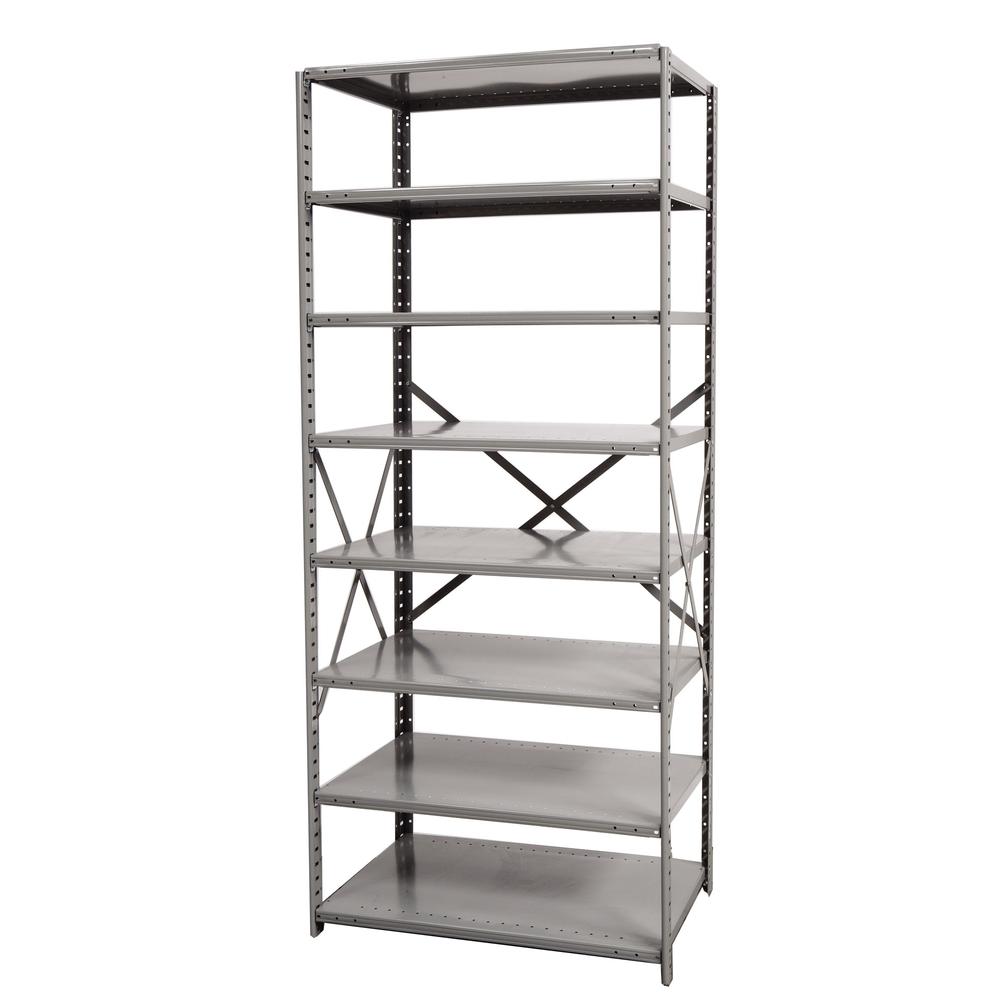 Hallowell Hi-Tech Metal Shelving 725 Dark Gray. Picture 12