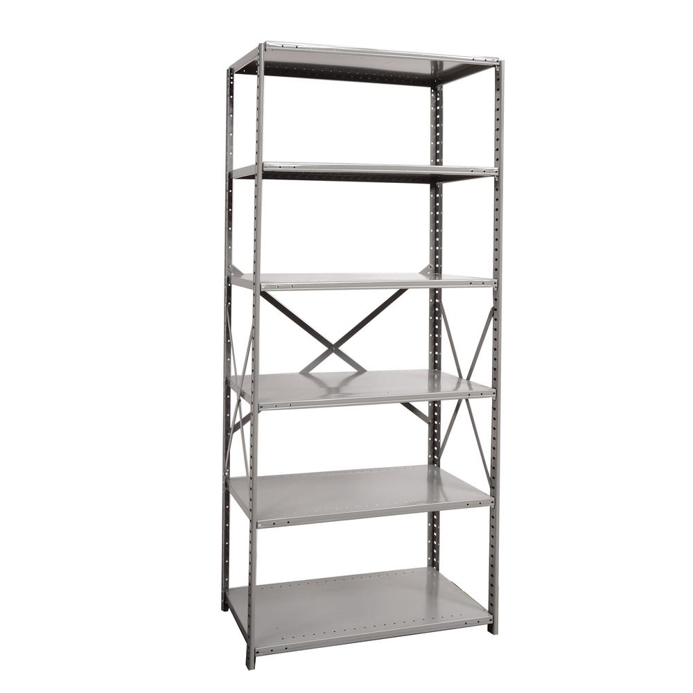 Hallowell Hi-Tech Metal Shelving 725 Dark Gray. Picture 14