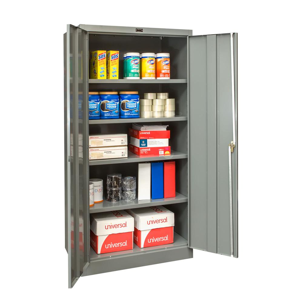 400 Series Stationary Solid Storage Cabinet. Picture 1