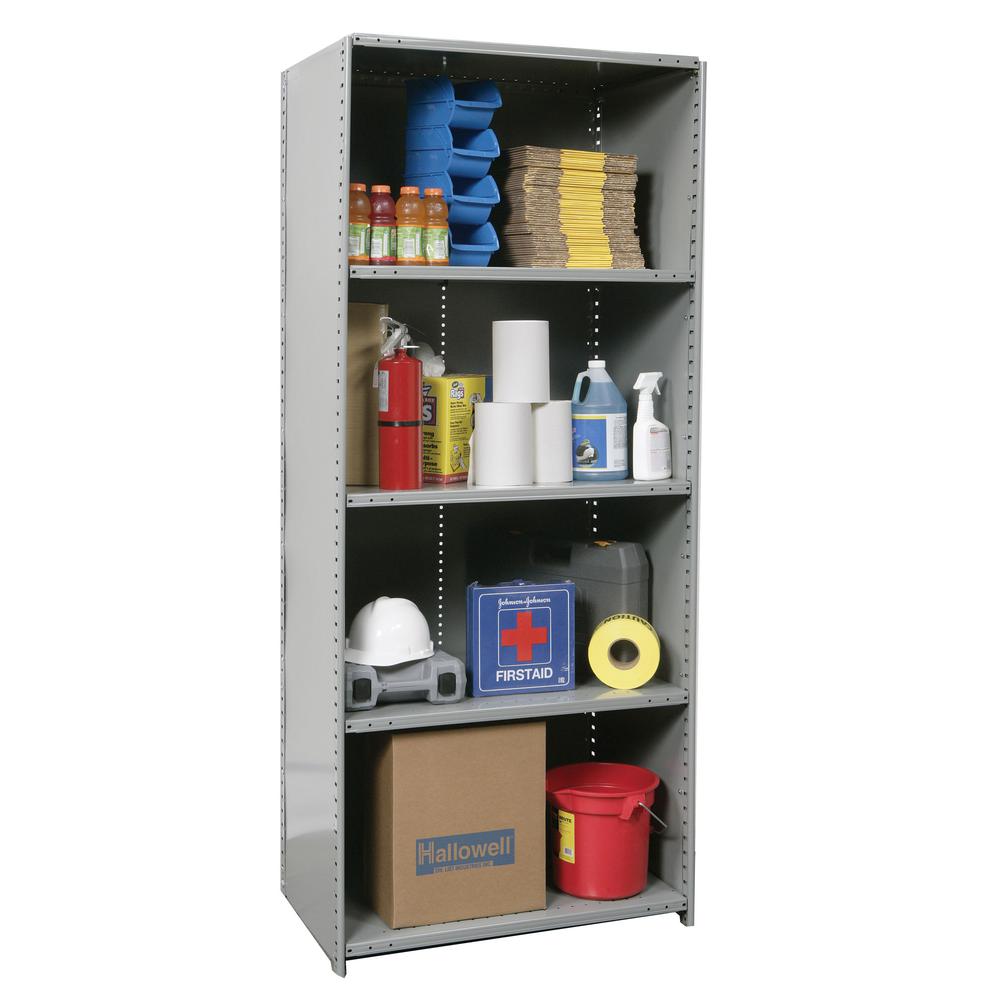 Hallowell Hi-Tech Metal Shelving 725 Dark Gray. Picture 9