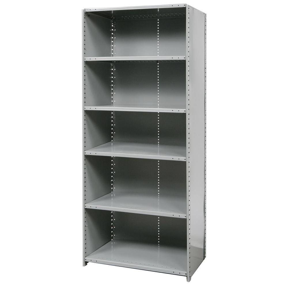 Hallowell Hi-Tech Metal Shelving 725 Dark Gray. Picture 12