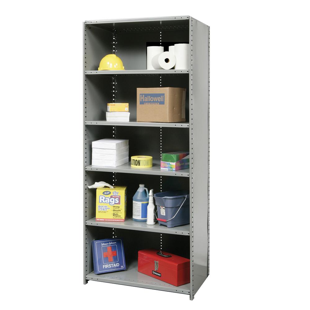 Hallowell Hi-Tech Metal Shelving 725 Dark Gray. Picture 8