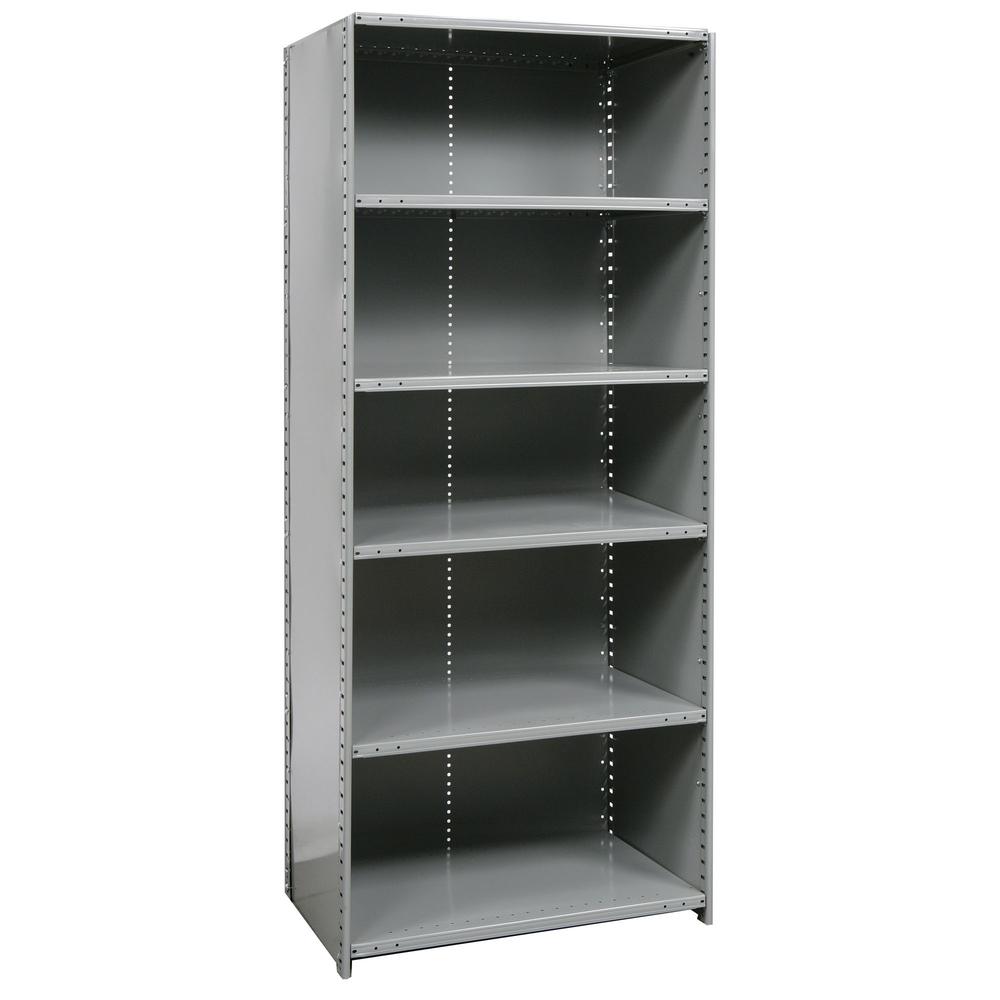 Hallowell Hi-Tech Metal Shelving 725 Dark Gray. Picture 14