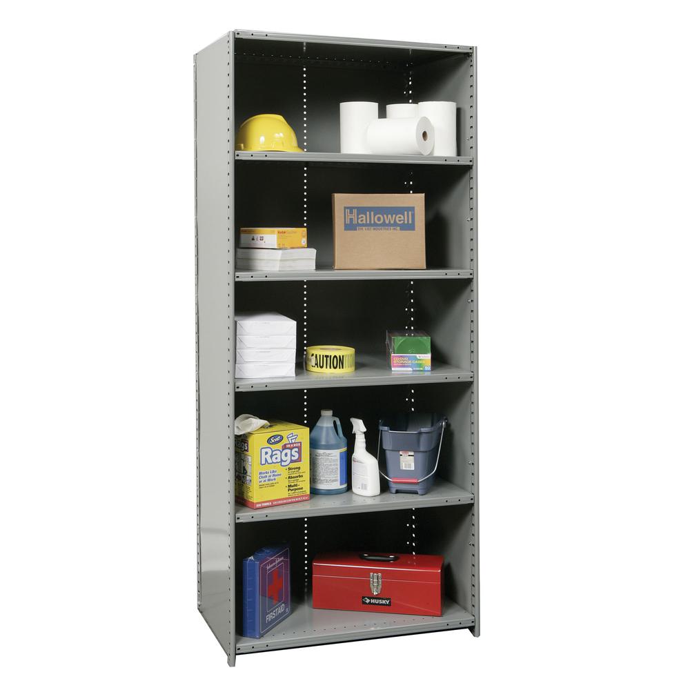 Hallowell Hi-Tech Metal Shelving 725 Dark Gray. Picture 10