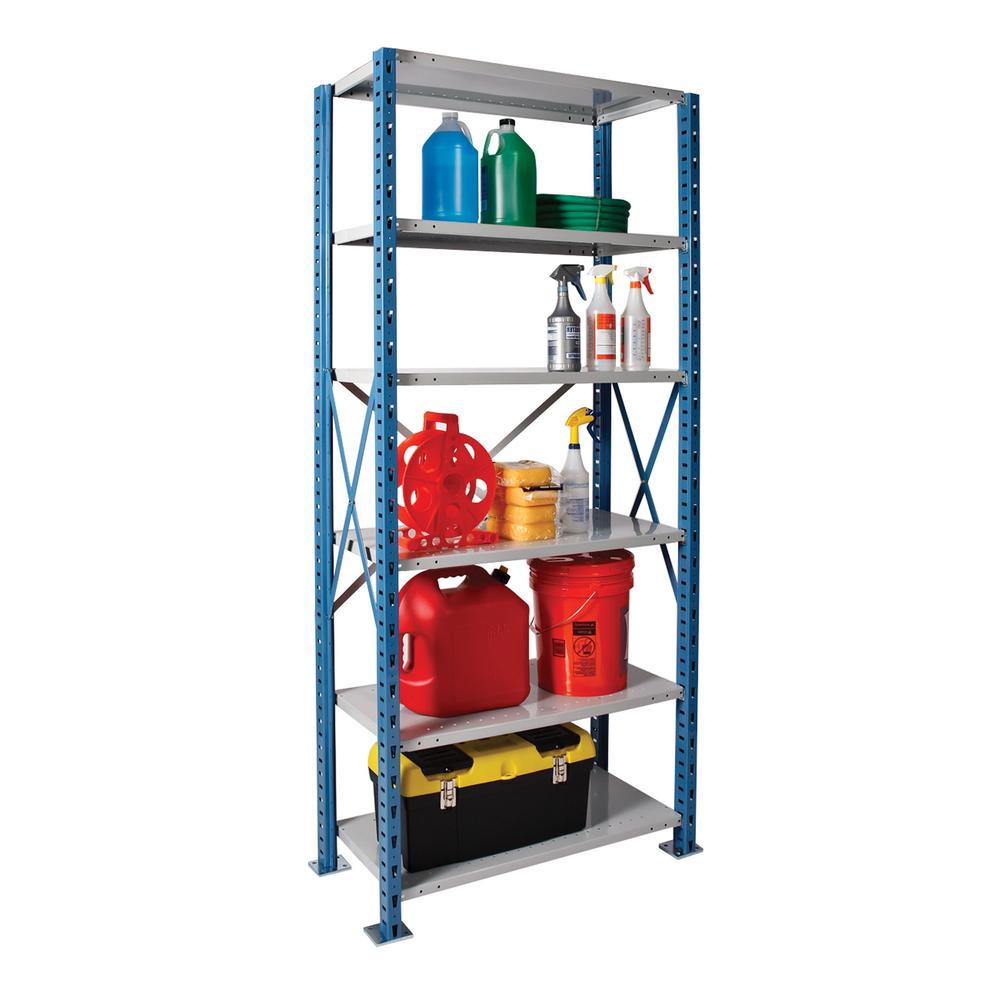 Hallowell Hi-Tech Metal Shelving 725 Dark Gray. Picture 3