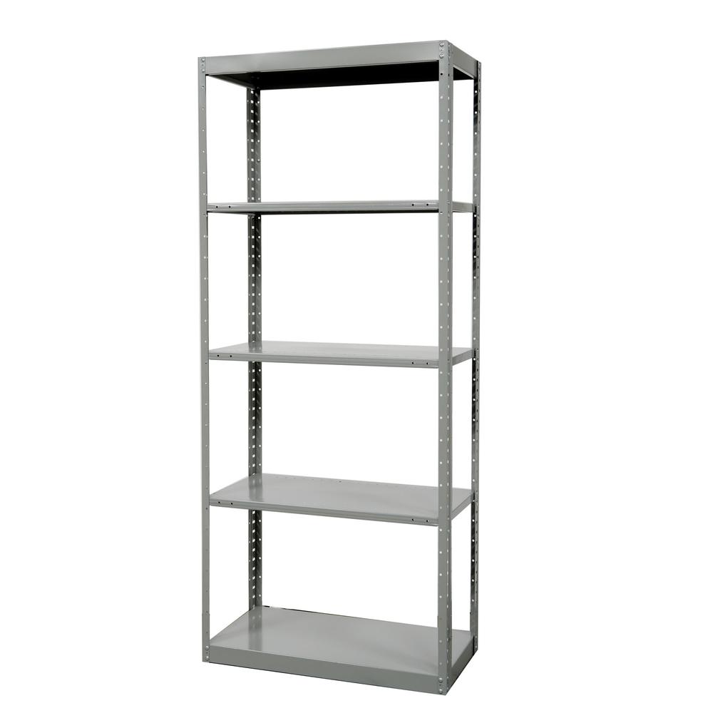 Hallowell Hi-Tech Metal Shelving 725 Dark Gray. Picture 2