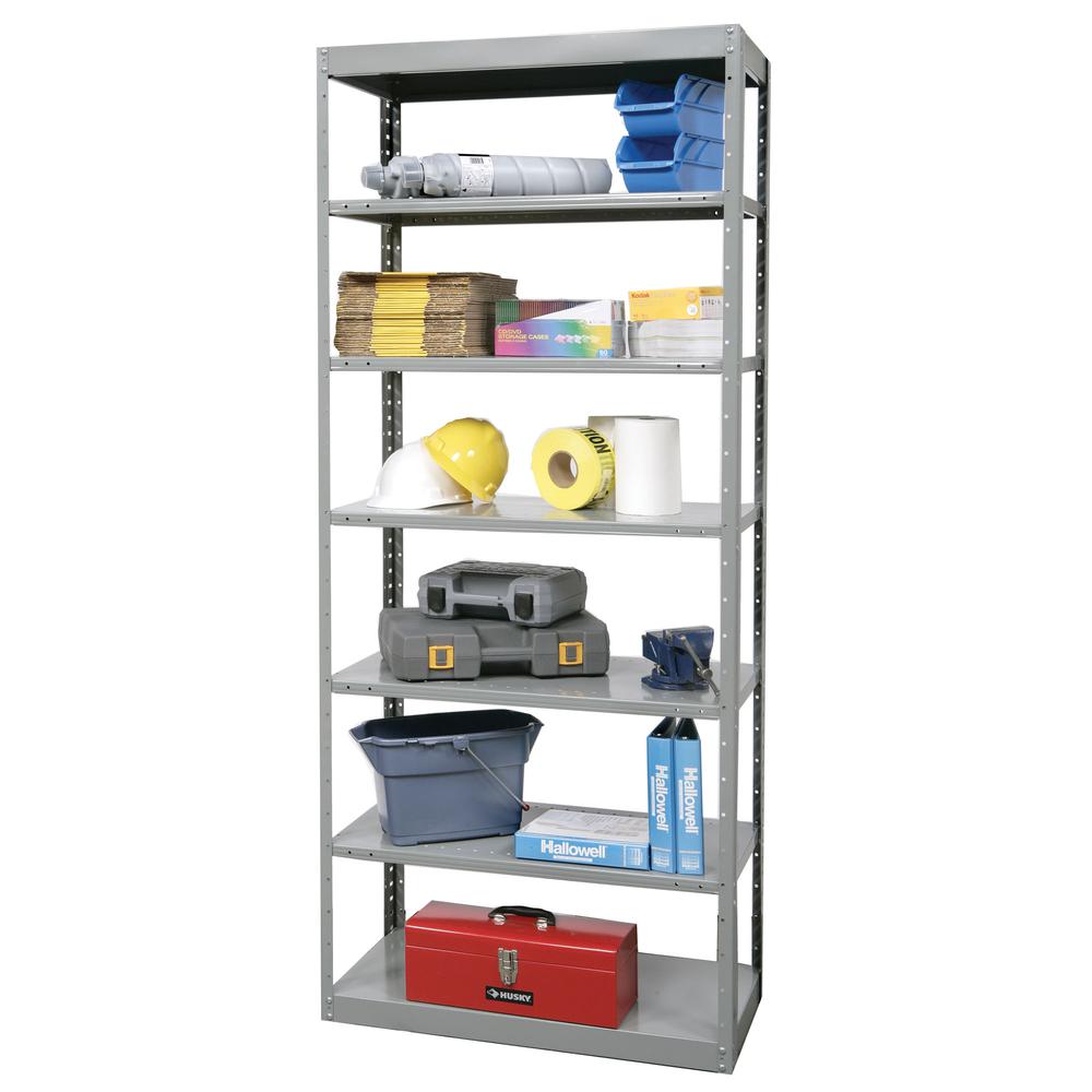 Hallowell Hi-Tech Metal Shelving 725 Dark Gray. Picture 1