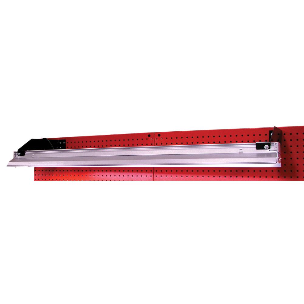 Fort Knox Light Kit, 51"W x 7"D x 3"H, Black (textured) (brackets only). Picture 1