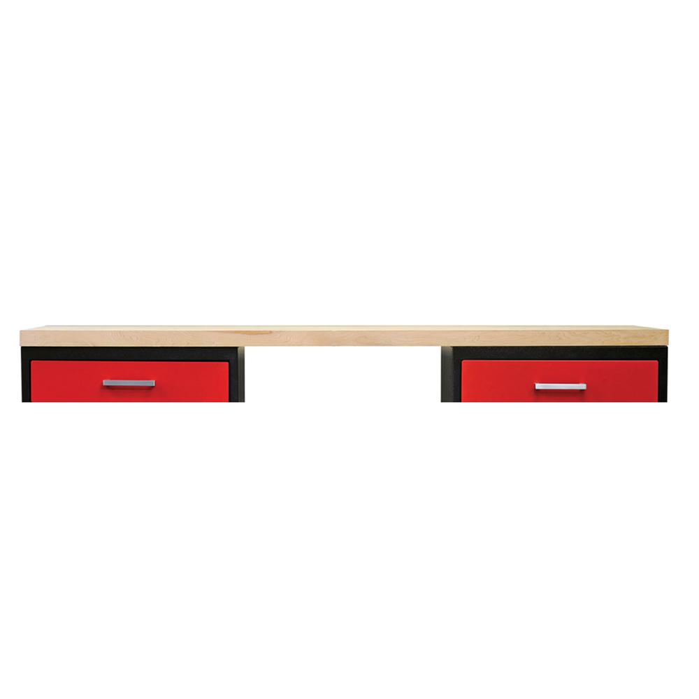 Laminated Hardwood Workbench Top, 60"W x 24"D x 1.75"H, Natural. Picture 1