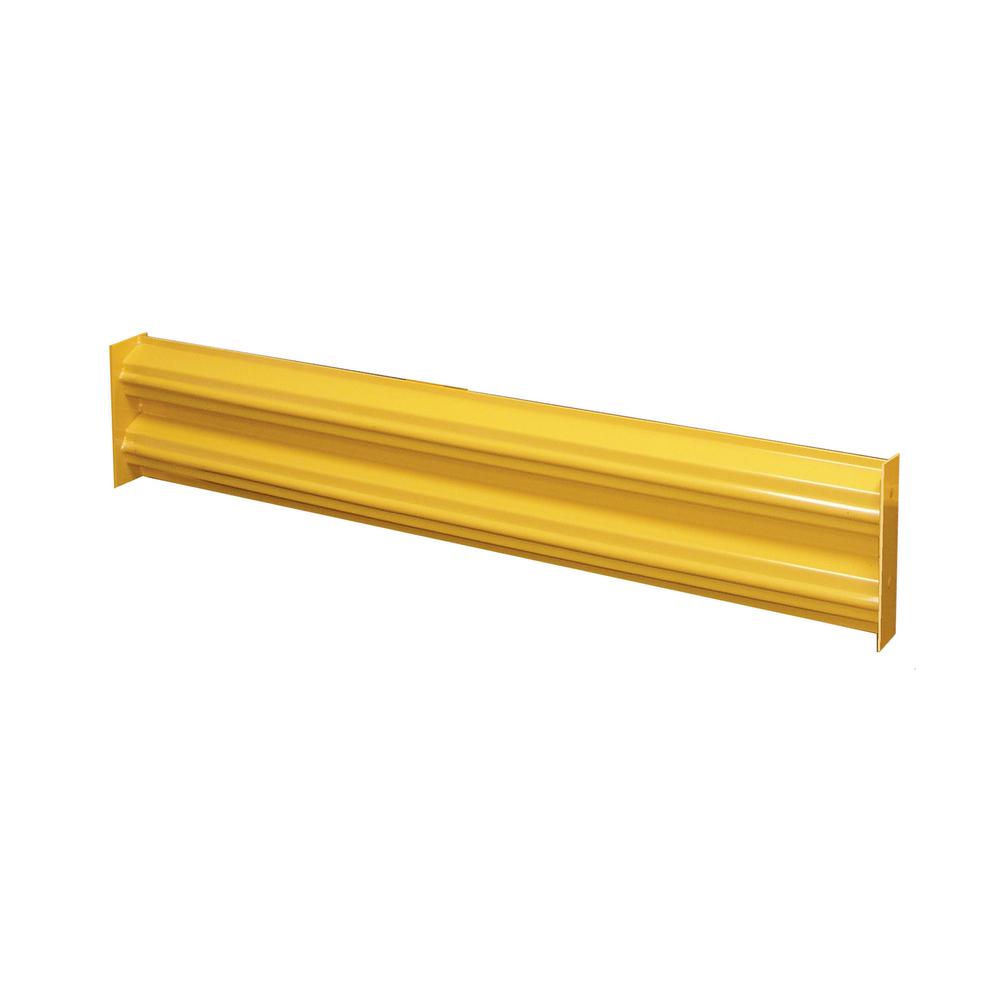 Hallowell Guardrail - Rail, 31"W x 2.5"D x 12"H, Safety Yellow. Picture 1