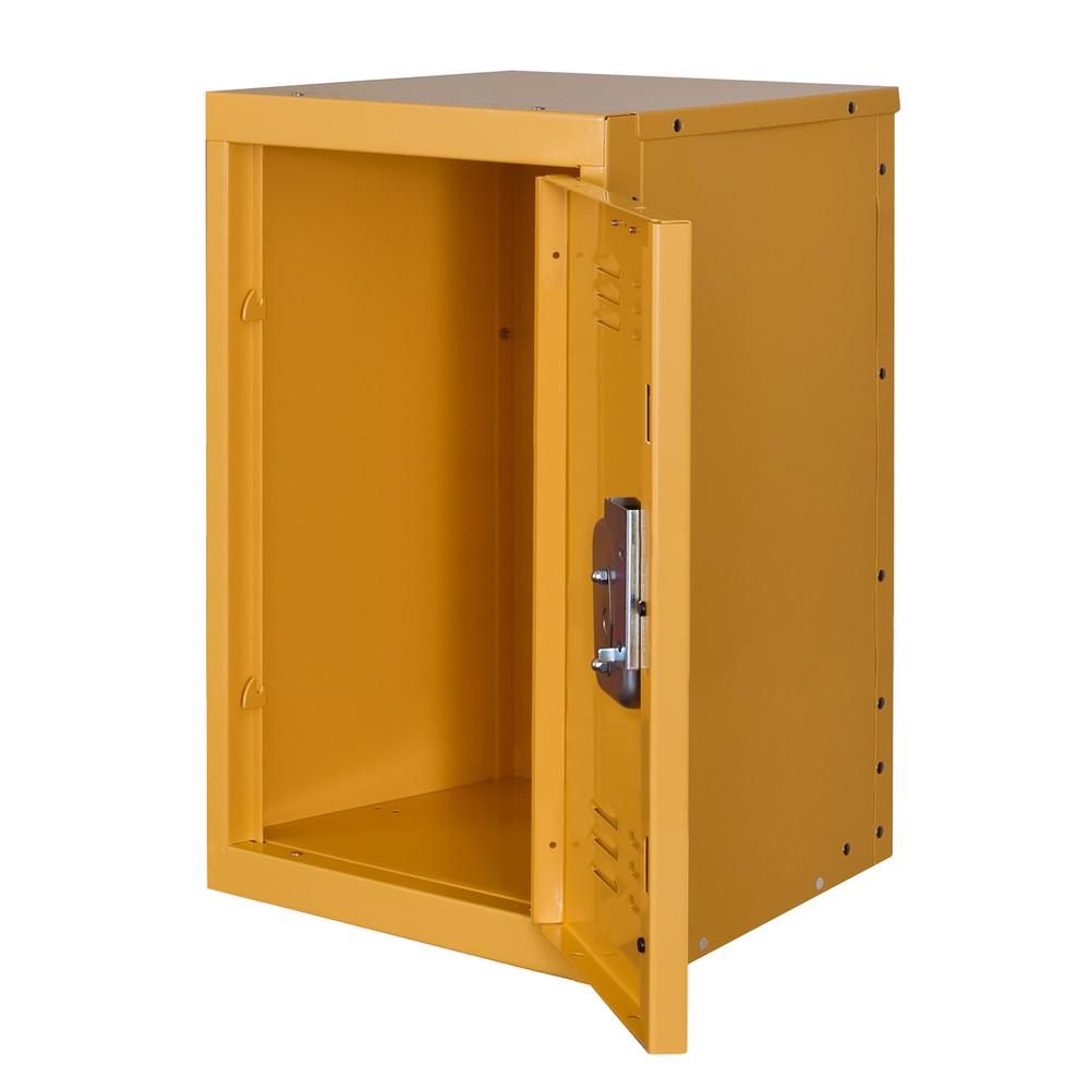 Hallowell Kid Mini Locker, 723 Trophy (yellow), Single Tier, 1-Wide, Knock-Down. Picture 1