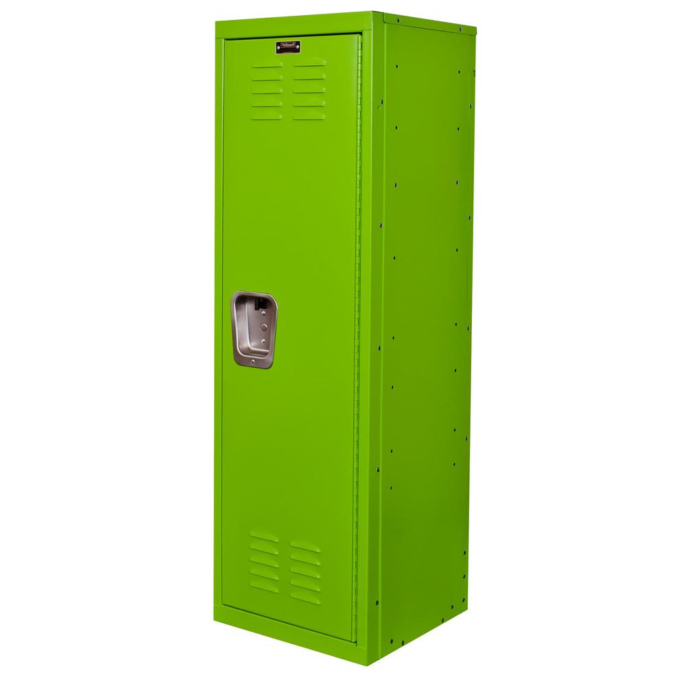 Hallowell Kid Locker, 1134 Sour Apple (green), Single Tier, 1-Wide, Knock-Down. Picture 2